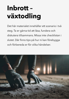Omslag: Inbrott i växtodling